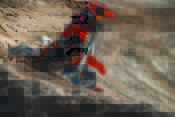The KTM SX-E 5 was showcased for the first time in North America at Red Bull Straight Rhythm in Pomona, California.
