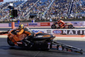 Gaige Herrera NHRA Pro Stock Motorcycle class at Route 66
